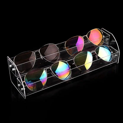 Multi-Layer Acrylic Jewelry & Sunglass Organizer – Nail Polish & Eyeglass Display Stand