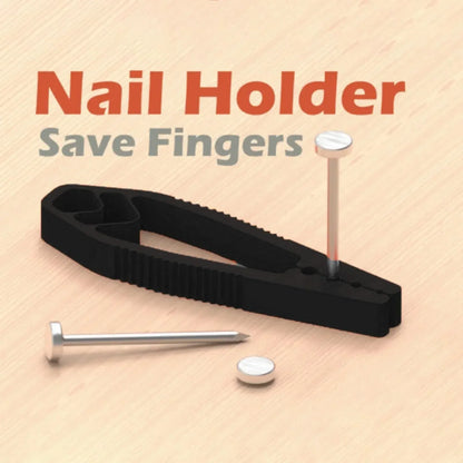Portable Nail Fixer Tool – Plastic Sliding Joint Pliers for Woodworking, Finger Protection Repair & Maintenance Clamp Tool