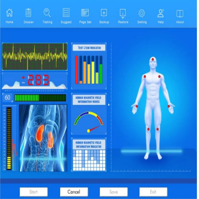 Portable Quantum Resonance Magnetic Analyzer – Handheld Health Detection Instrument