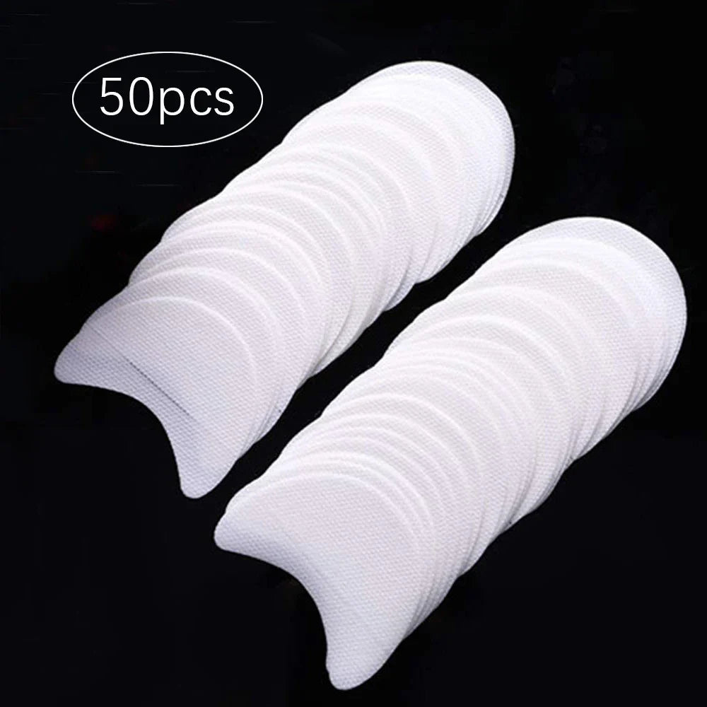 10/20/50/100Pcs Eyeshadow Shields - Disposable Under Eye Patches, Lint-Free Makeup Stickers & Applicators