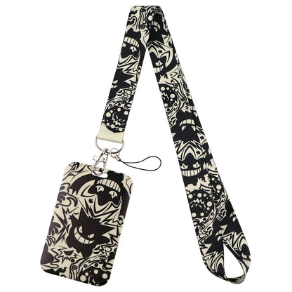 FI24 Japanese Anime Lanyard – Student Card & Badge Holder, Neck Strap for Phone, Subway & Access Cards, Gift for Kids