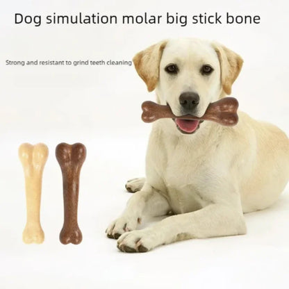 Natural Non-Toxic Indestructible Dog Chew Bone Toy – Anti-Bite Puppy Teething Toy for Small, Medium & Large Dogs Pet Chew Toy