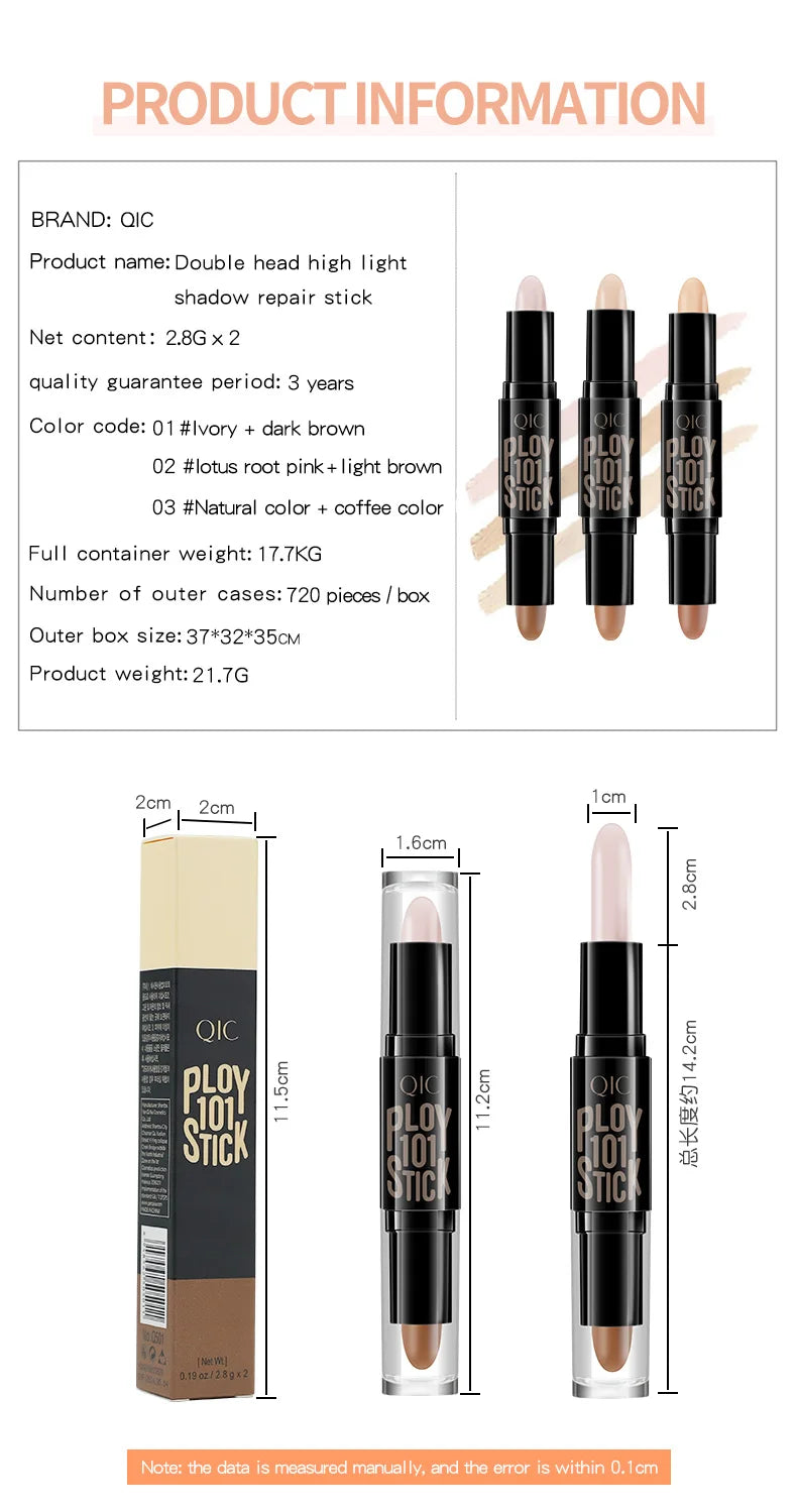 Face Freckles Concealer Pen – Long-Lasting Dark Circles Corrector & Contour Eye Stick for Makeup