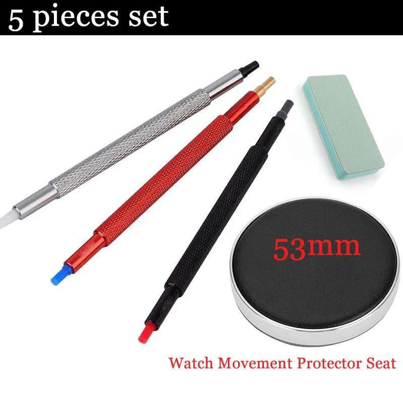 Watch Hand Presser Pusher Set — 3/5/6/9PCS Double-Ended Needle Pen Tools for Watchmakers & Repair