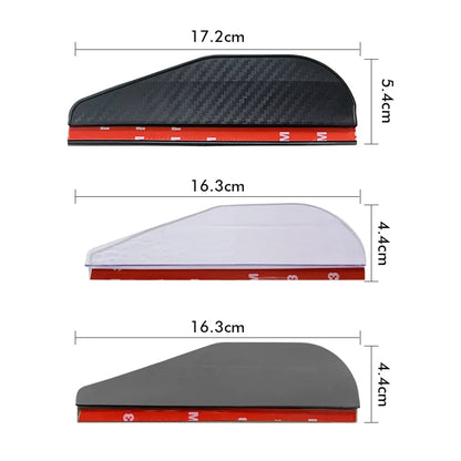 Car Rearview Mirror Rain Eyebrow - Carbon Fiber Sun Visor Shade Protector for Clear Vision, Auto Mirror Organizer Accessories