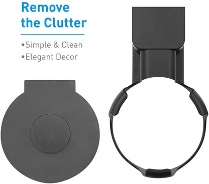 Speaker Wall Mount Holder for Alexa Echo Dot 3rd Gen – Screwless Cable Management Stand Hanger for Indoor Sound Box