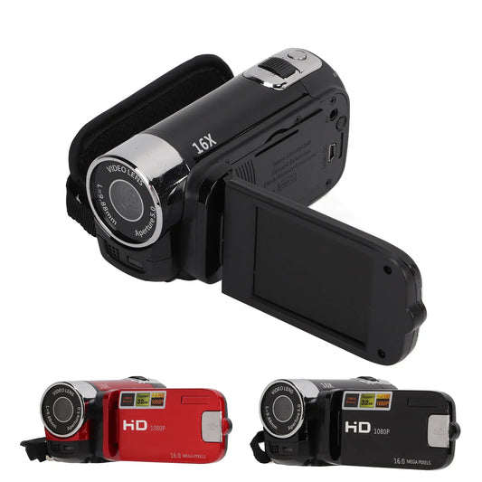 Digital Camcorder 16MP – 2.7" Color Screen, 16X Zoom, 1080P Full HD, 270° Rotation Portable Video Camera Gift