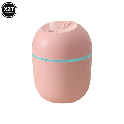 220ML Mini Aroma Oil Diffuser - USB Essential Oil Atomizer, Electric Air Humidifier with LED Night Lamp for Home, Car, Office