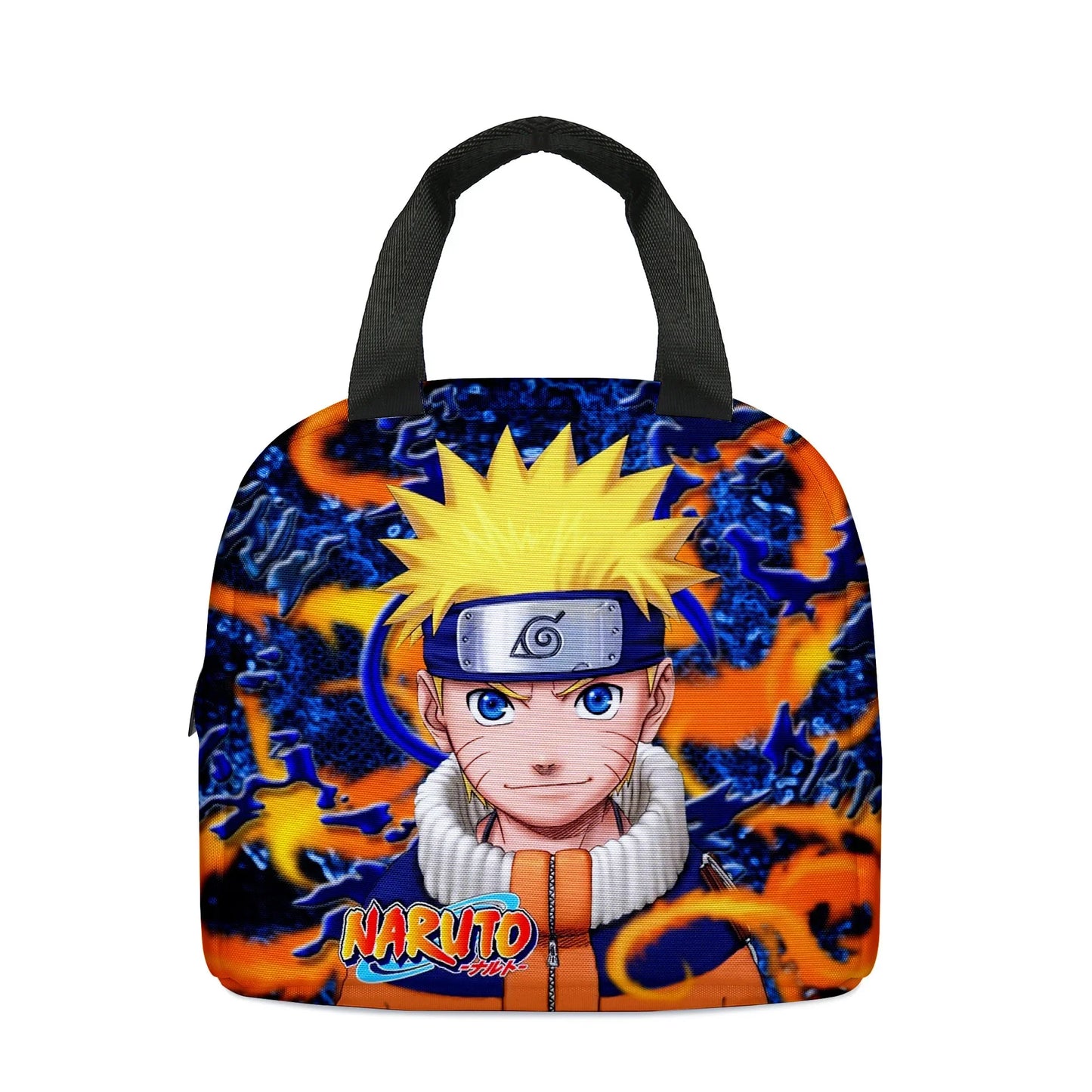 One Piece & Naruto Anime Canvas Backpack — School Shoulder Bag for Primary & Secondary Students, Gift Idea