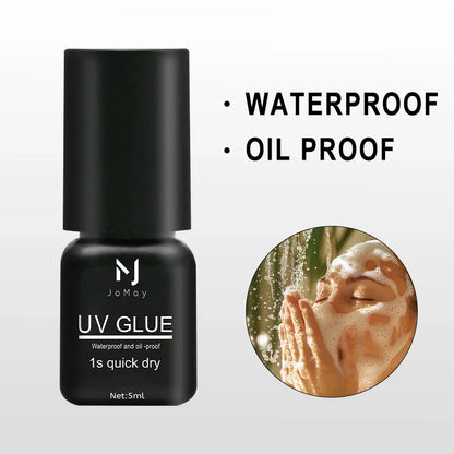 Extra Strong 1S UV Super Fast Eyelash Glue – Professional Adhesive with Box