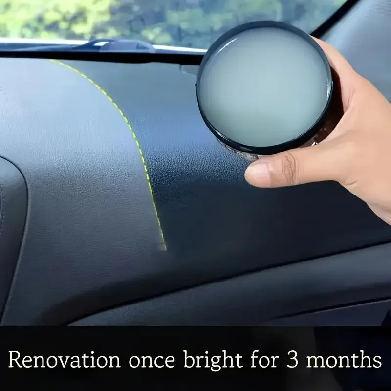 Crystal Clear Car Plastic Repair Agent – Interior & Panel Renewal Wax, Car Polishing & Protective Coating Wax