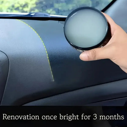 Crystal Clear Car Plastic Repair Agent – Interior & Panel Renewal Wax, Car Polishing & Protective Coating Wax