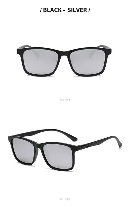 2024 New Men’s Business Polarized Square Frame Sunglasses – Fashion Outdoor Fishing & Driving Eyewear