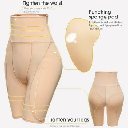 YBFDO Hip Shapewear Panties: Women's Butt Lifter Body Shaper with Pads - Sexy Push Up Panties for Hip Enhancement
