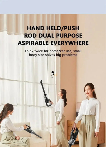 Cordless Handheld Vacuum Cleaner – Rechargeable Wet & Dry Mini Vacuum for Home, Car & Pet Cleaning