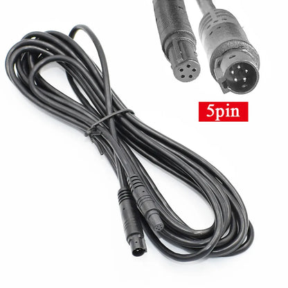 4Pin Car DVR Extension Cable - 2.5M Male to Female Connector Cord for Dash Cam & Reverse Camera Installation
