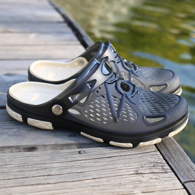 MAEDEF Men’s Summer Slippers – Anti-Slip, Wear-Resistant Comfortable Beach & Home Sandals