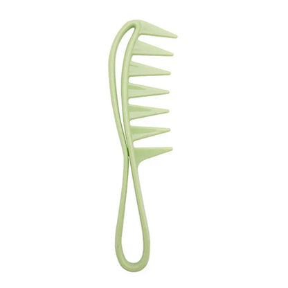 Wide Tooth Shark Plastic Comb for Men - Barber Styling & Hairdressing Tool, Ideal for Clipping, Curling, and Scalp Massage