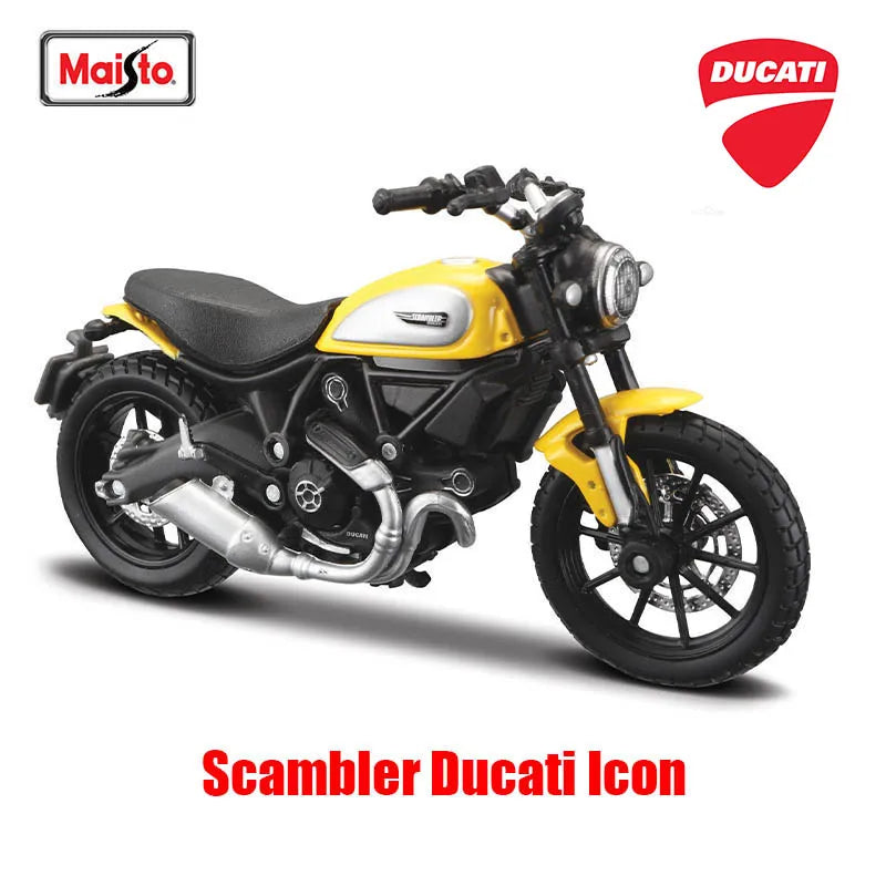 Maisto 1:18 Alloy Motorcycle Model – Yamaha MT-07/MT-10, Ducati, Kawasaki, KTM, Suzuki, BMW