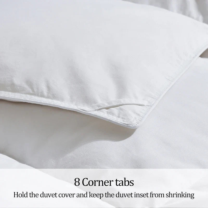 Peter Khanun Winter Duvet Comforter – Thick, Washable Microfiber Bedding with Corner Tabs, Small, Queen & King Size