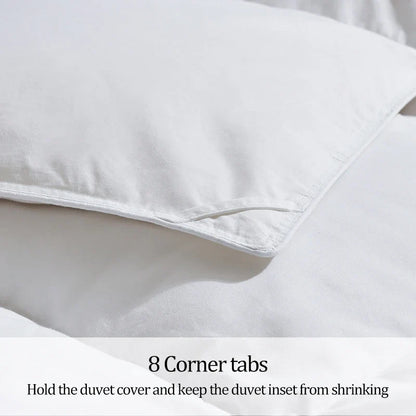 Peter Khanun Winter Duvet Comforter – Thick, Washable Microfiber Bedding with Corner Tabs, Small, Queen & King Size