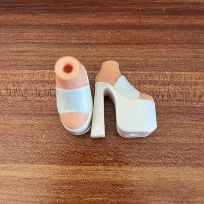 Assorted Doll Shoes Set — Sneakers, High-Heels & Boots Plastic Shoes for Girls’ Doll Accessories