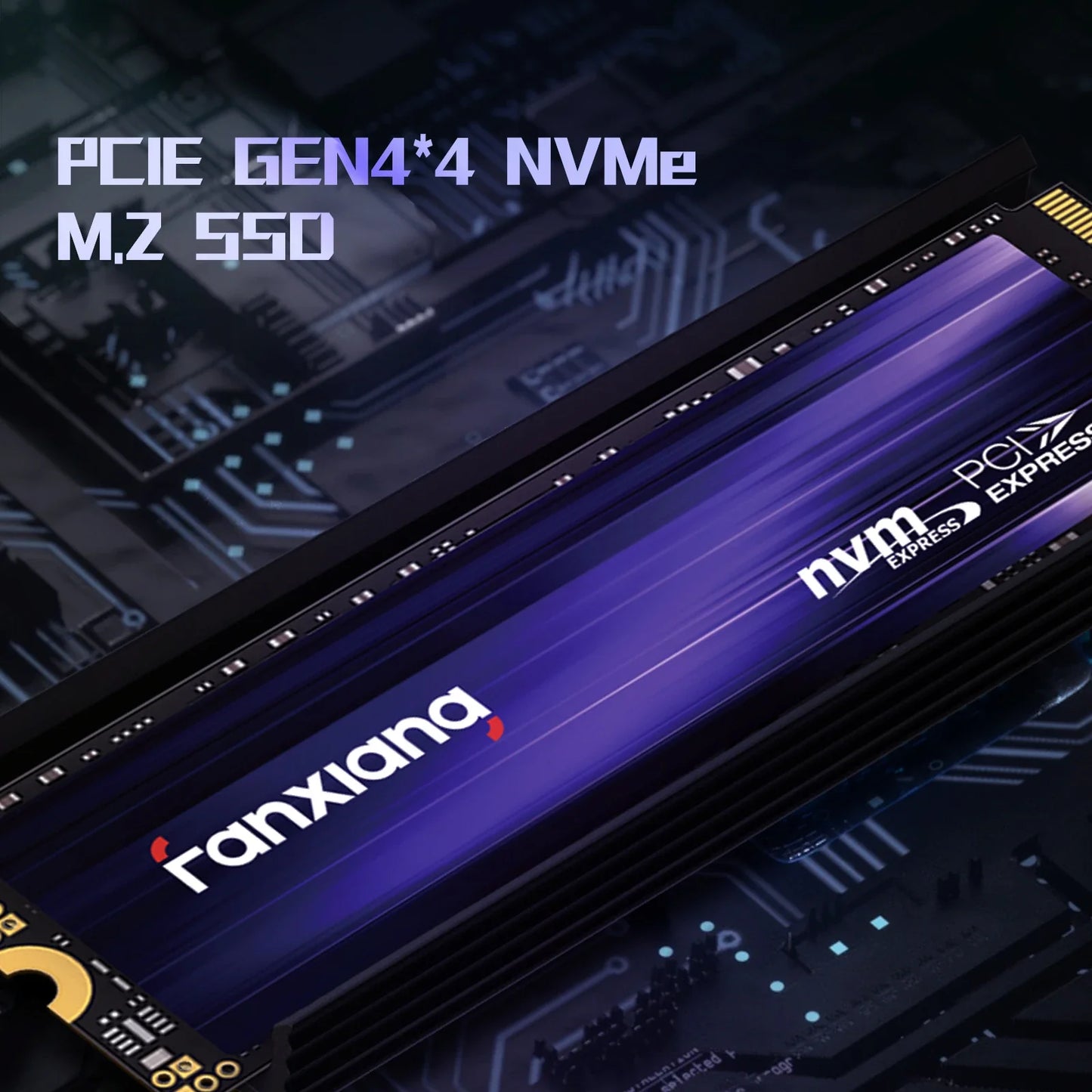 Fanxiang S880 NVMe M.2 PCIe 4.0 2280 SSD – 7300MB/s | 1TB / 2TB / 4TB Internal SSD for PS5, Laptop & PC