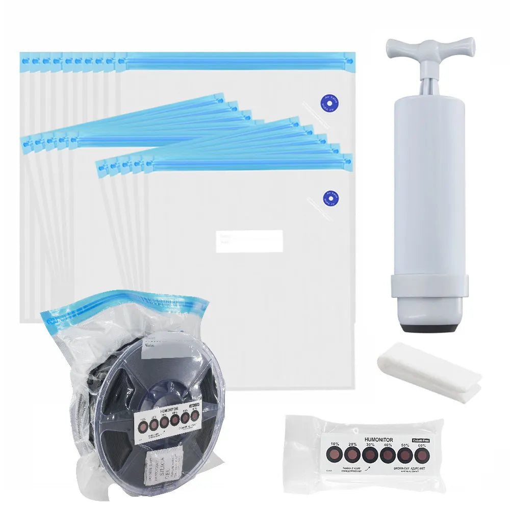 PLA Filament Storage Bag: 3D Printer Filament Vacuum Bag with Humidity Resistant Sealing - Keep Filament Dry and Sealed