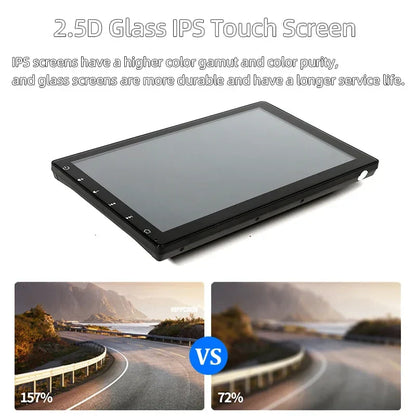 9-Inch Car Radio Multimedia Player — IPS Touch Screen with CarPlay, Android Auto, Bluetooth, AUX & MirrorLink Universal