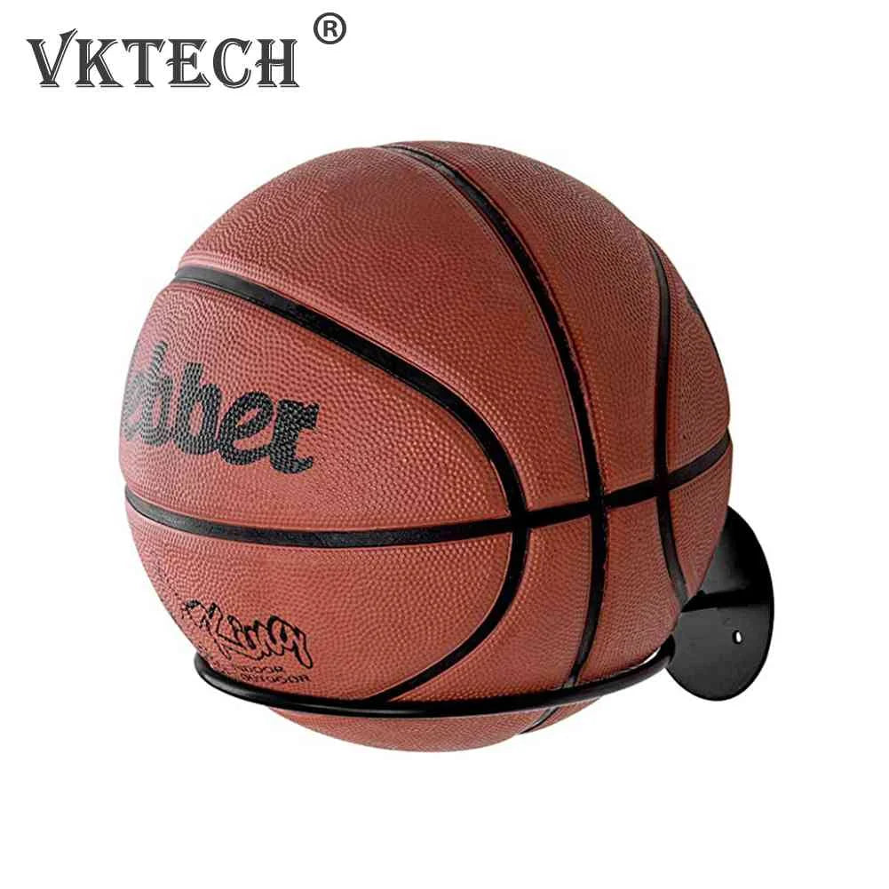 Wall-Mounted Basketball Storage Rack – Iron Multi-Purpose Football Display Shelf, Ball Holder & Space-Saving Living Room Decor