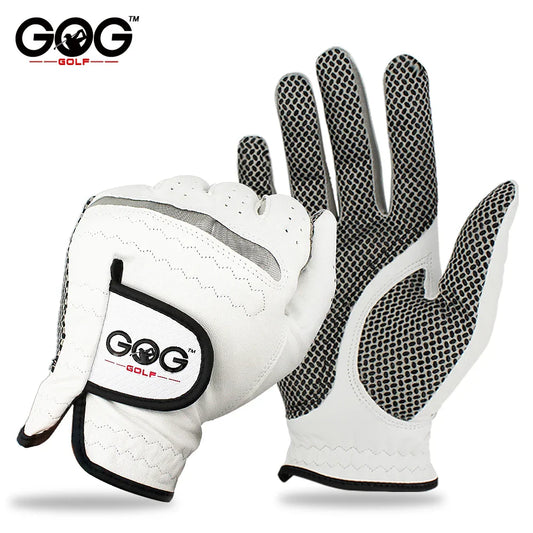 Men’s Golf Gloves – Left/Right Hand, Soft Breathable Sheepskin with Anti-Slip Granules (1 Pc Pack)
