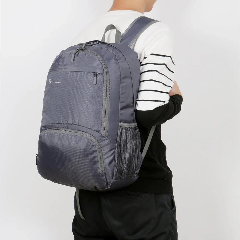 Lightweight Foldable Backpack - Waterproof Packable Daypack for Men & Women, Outdoor Travel, Hiking, Cycling & Camping Shoulder Bag