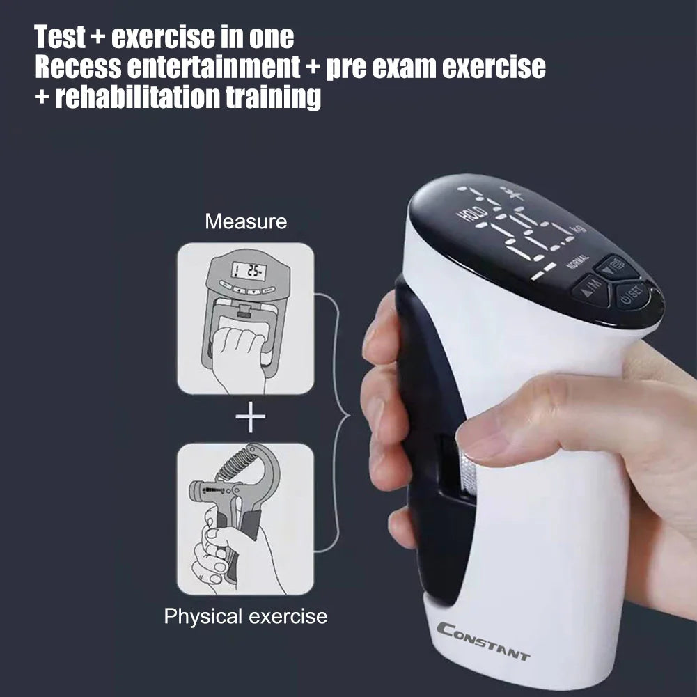 Electronic Hand Grip Strength Trainer — Dynamometer Finger Gripper Expander for Fitness & Hand Strength