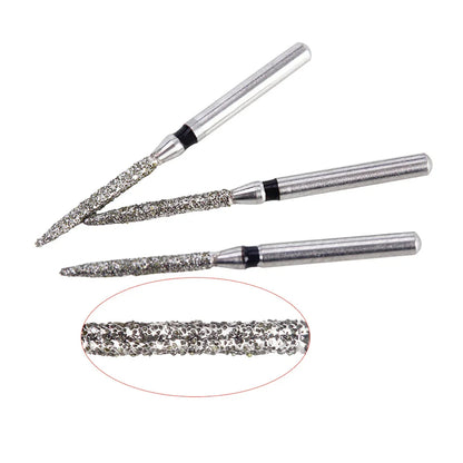 AZDENT Dental Diamond Burs Kit – Multiple Models with Black Storage Box for High-Speed Handpiece