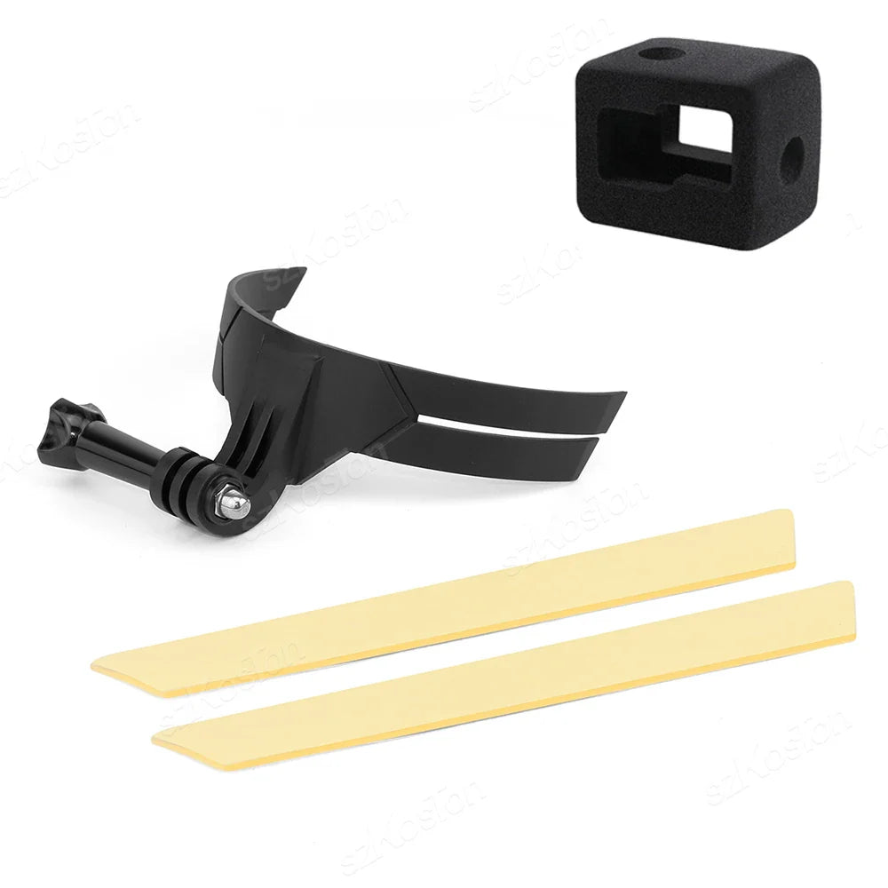 Motorcycle Helmet Chin Mount for Action Cameras – Full Face Holder for GoPro 13–8 & DJI Action 5/4