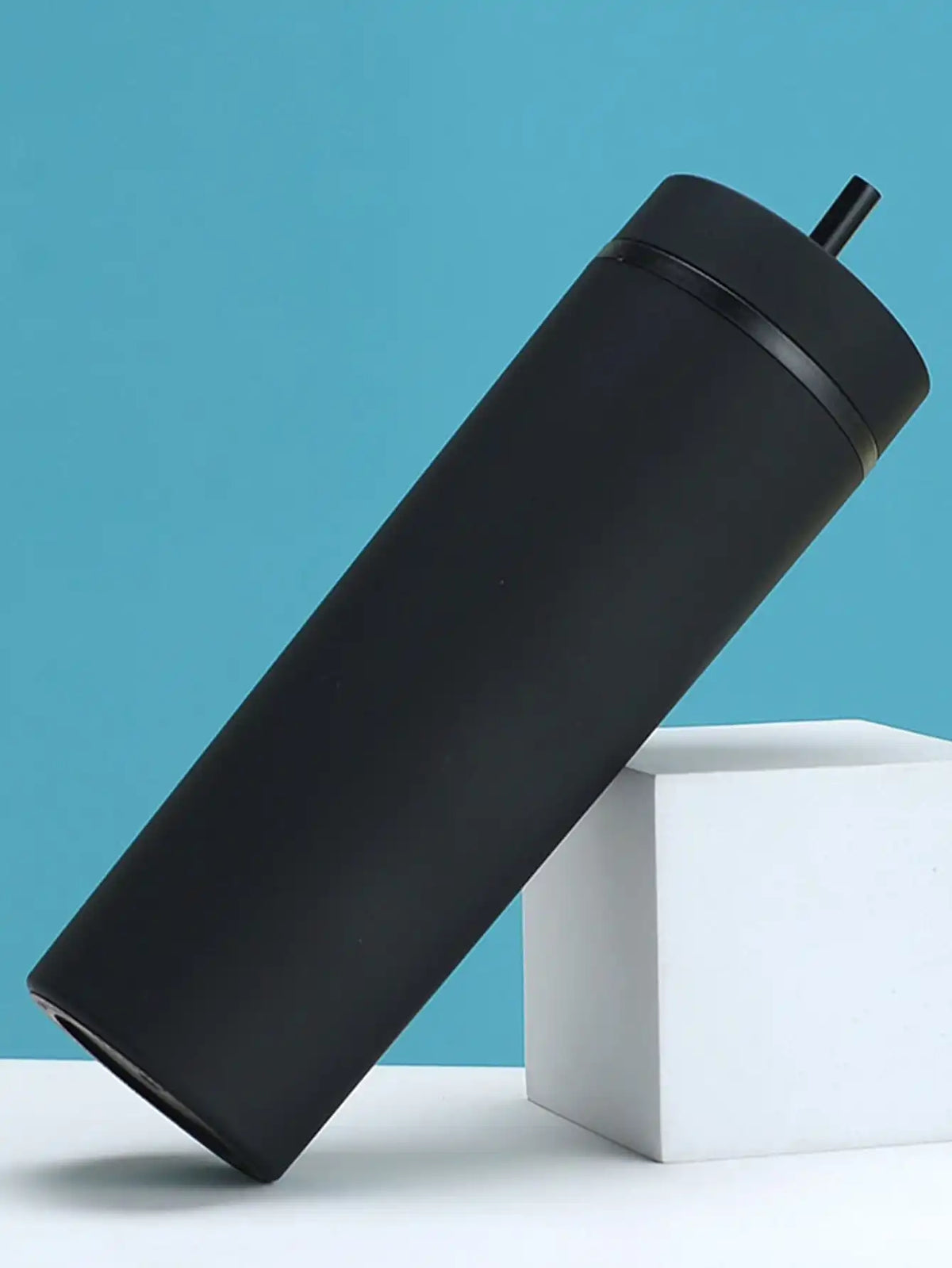 1PC Tumbler Straw Cup with Lids: Double Wall Plastic Drinkware for Fruit Juice - Ideal Gift for Festival Parties