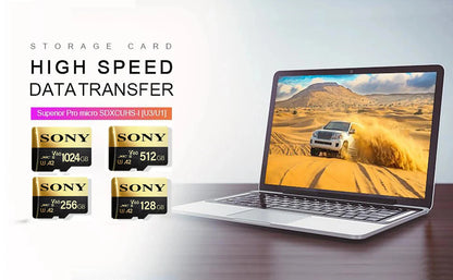 Sony Ultra Micro SD Card – 128GB/256GB/512GB/1TB A2 U3 V30 TF Memory Card for Phone & Computer