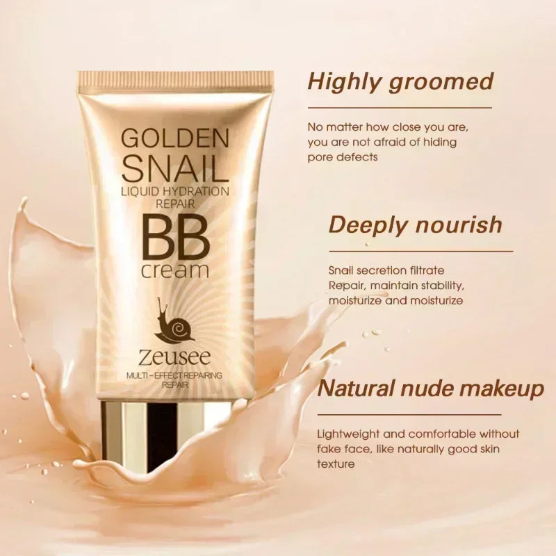Oil-Control Matte BB Cream — Waterproof Full Coverage Liquid Foundation & Concealer for Acne, Spots, and Dark Circles
