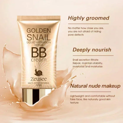 Oil-Control Matte BB Cream — Waterproof Full Coverage Liquid Foundation & Concealer for Acne, Spots, and Dark Circles