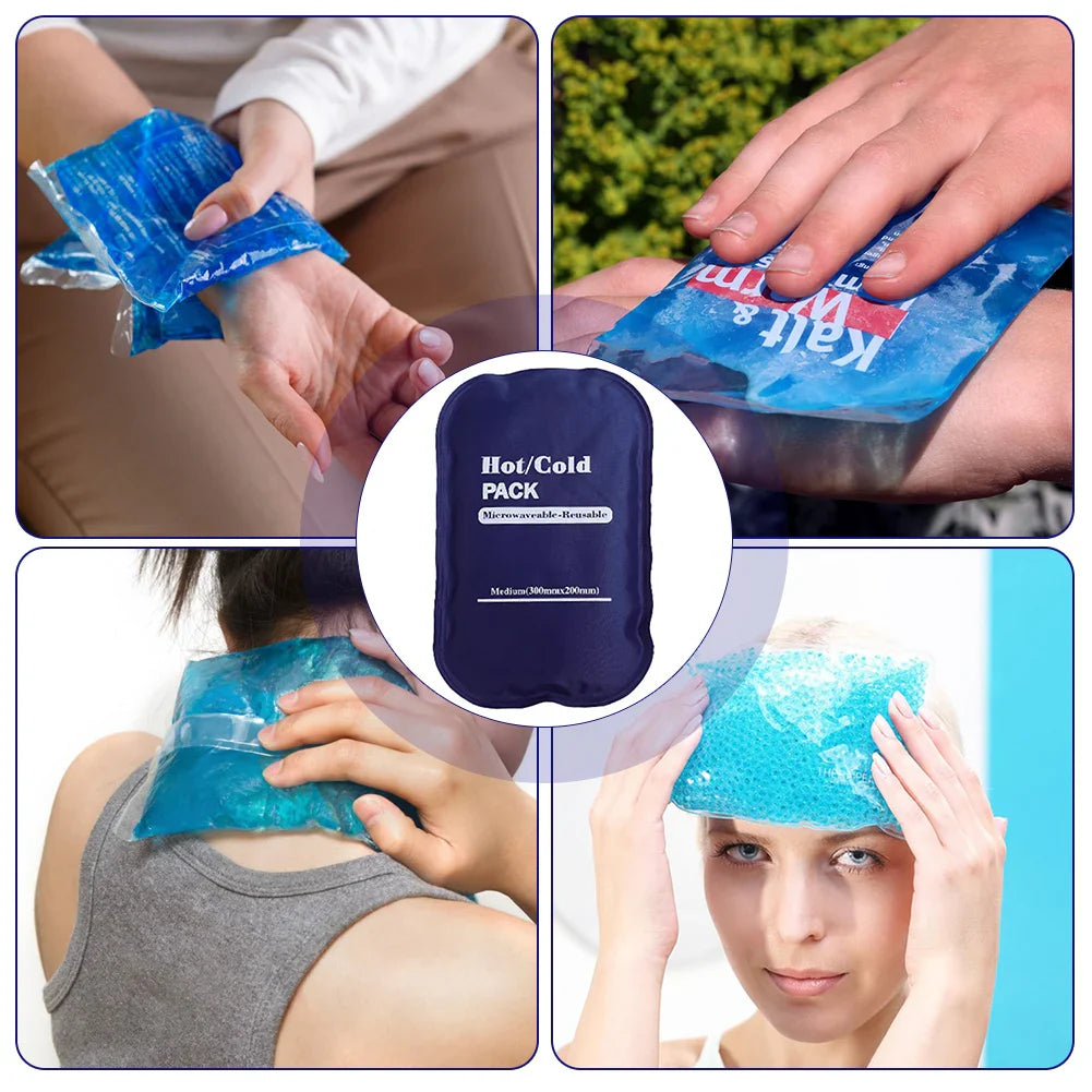 Reusable Ice Bag & Sports Icing Packs – Hot & Cold Therapy for Knees, Ankles, Muscles, Injuries & Back Pain Relief
