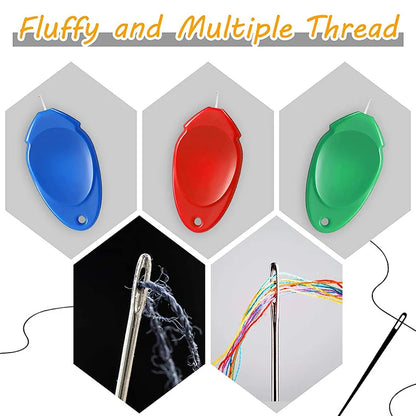 Auto Needle Threader: Simple Device for DIY Machine Sewing - Elderly Guide Needle Threader - Cross-Stitch Tool - 5/10/20Pcs