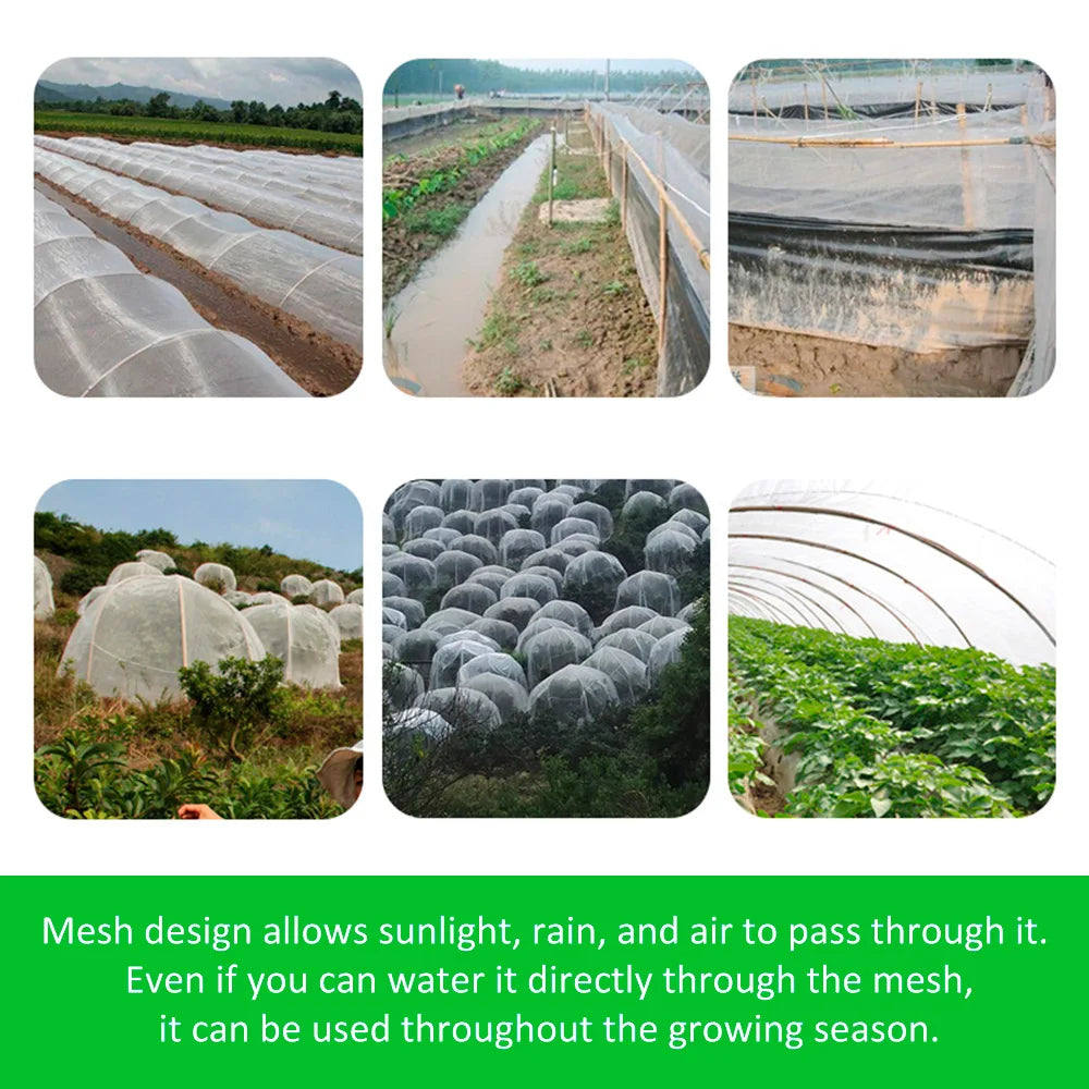 Garden Vegetable Insect Protection Net – 60 Mesh, Pest & Bird Control Cover for Plants, Vegetables, and Fruit