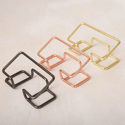 Desk Business Card Holder - Office Gift Display Organizer Bracket for Cards