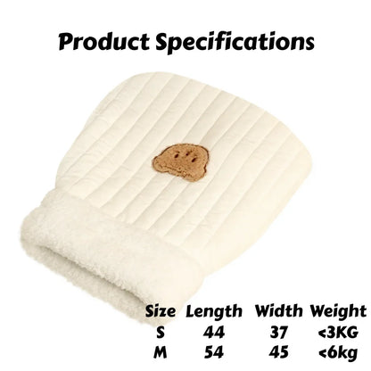 Thermal Plush Cat Cave Bed – Warm Enclosed Snuggle Sack Sleeping Bag for Cats, Hamsters & Small Pets (Winter Cozy Nest)