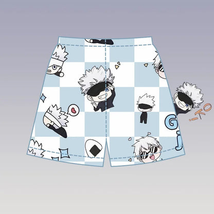 Jujutsu Kaisen Gojo Satoru Anime Pajamas Set – Cute Spring & Summer Couples Homewear, Birthday Gift