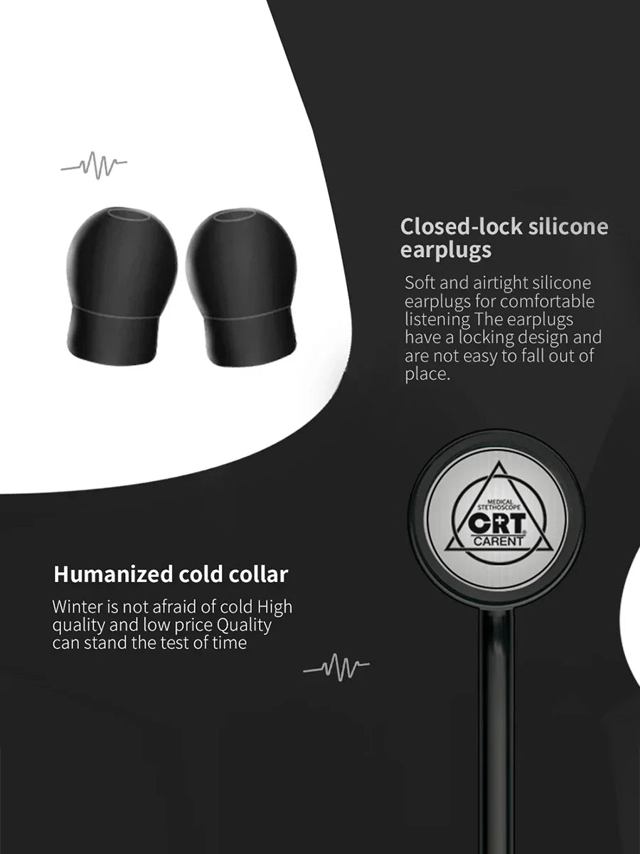 Professional Single Head Medical Stethoscope — Custom Engraved Cardiology Stethoscope for Nurses and Health Care Professionals