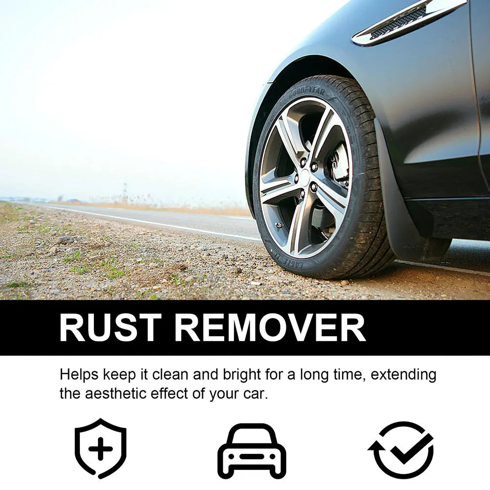 100ml Car Rust Inhibitor & Remover Spray – Derusting Solution for Car Wheel Hubs & Rust Removal Accessories