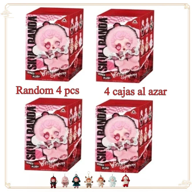Skullpanda Winter Music Series Blind Box Plush Keychain – Cute Action Figure Toy Gift