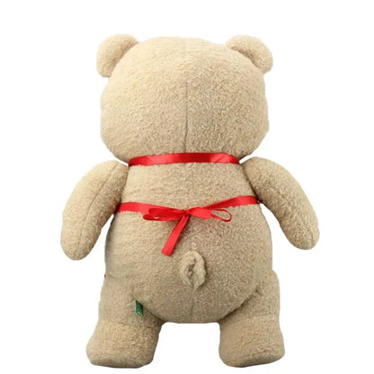 46cm TED Plush Teddy Bear – Soft Stuffed Animal Toy in Apron Style, Movie-Inspired Gift for Kids