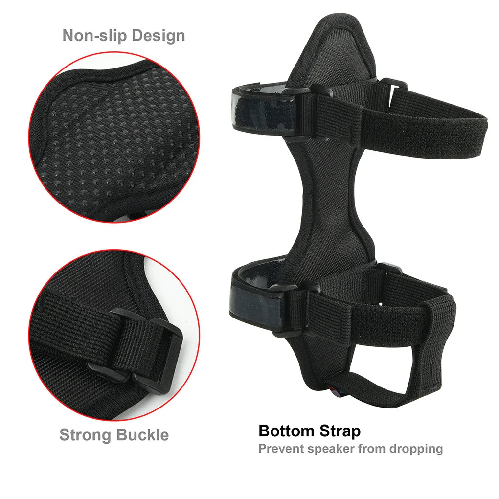 Quick Release Bike Water Cup Holder - Adjustable Fixing Strap, Detachable Speaker Kettle, Mountain Bike Bicycle Accessory